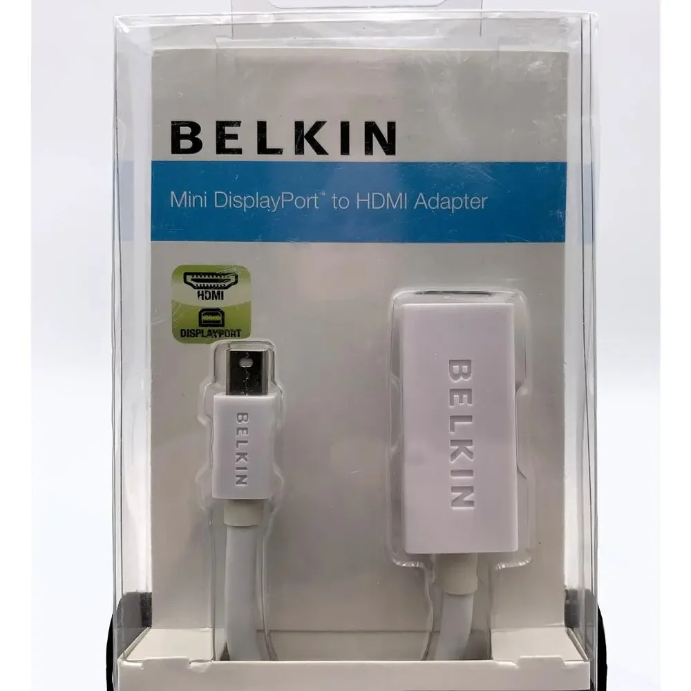 Belkin Mini DisplayPort to HDMI Adapter – Open Box – MacBook Pro Compatible